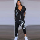 Casual Short Sleeves Lapel Collar Zipper Jumpsuits For Women L 105641 - TUZZUT Qatar Online Shopping