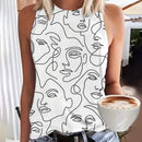 Summer New Breathable Loose Sleeveless T-Shirt S 114424 - TUZZUT Qatar Online Shopping