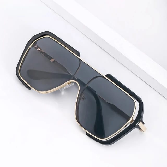 Vintage Oversized Square Sunglasses Men S3636098