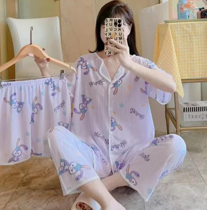 Fashion Summer Women Pajama Set XL 526372