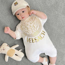 Cotton Newborn Baby Boy Short Sleeve Jumpsuit Romper 0-3M 456279 - TUZZUT Qatar Online Shopping