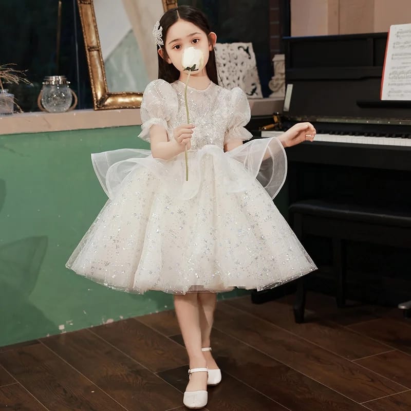 Girls' Birthday Dress Children's Princess Ball Gown Flower Girl 8-9Y 521381