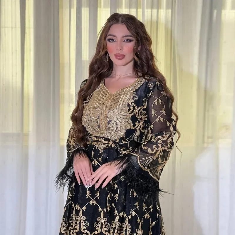 Gorgeous Abaya Islamic Clothing Jalabiya Robe XL 486615
