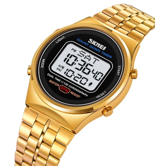 Retro Golden Hour Skmei 1882 Jam Tangan Murah Digital Timepieces Waterproof Sport Chrono Watch W682431