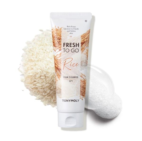 Tony Moly Fresh To Go Rice Foam Cleanser 170ml