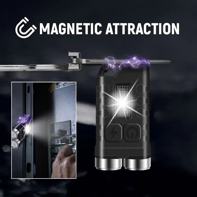 V3 Multifunction UV Flashlight IP65 Waterproof Strong Magnetic Tail Torch