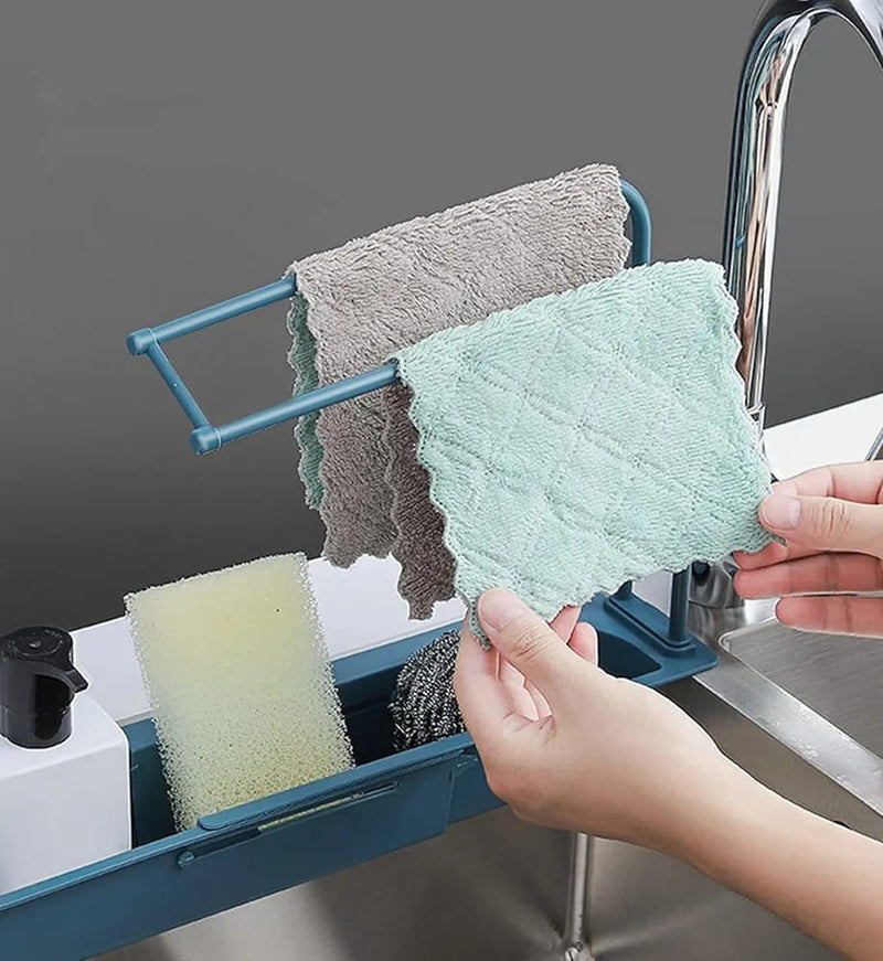 Kitchen Sink Organizer Plastic Wash Basin Storage S4362865