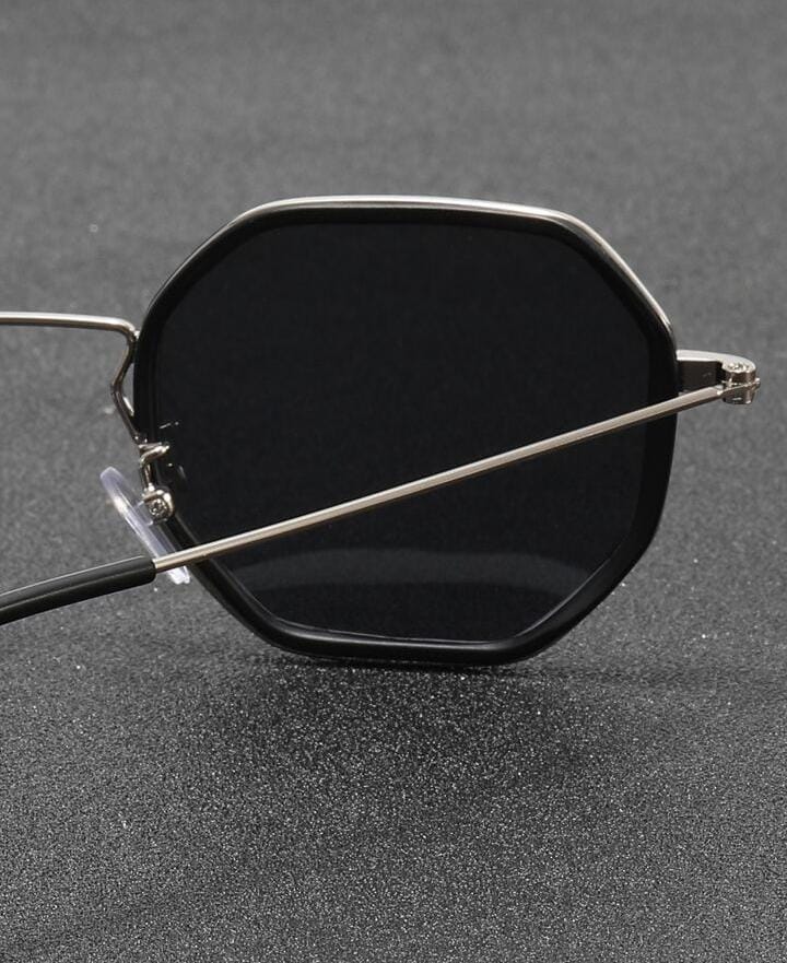 Men Geometric Frame Sunglasses S675548