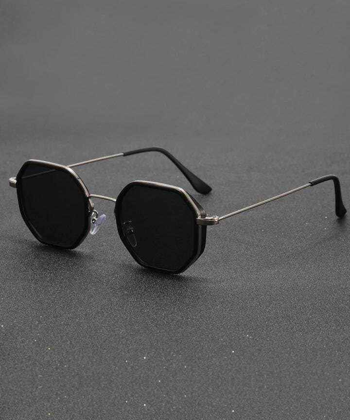 Men Geometric Frame Sunglasses S675548