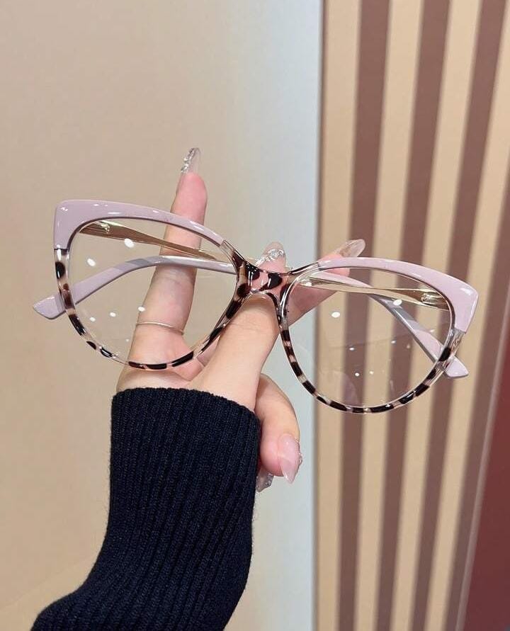 European-style Cat Eye Non-prescription Glasses For Women S6224351