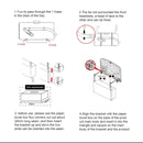 Universal Foldable Car Seat Back Table Folding Dining Table Tray SD-1509 - TUZZUT Qatar Online Shopping