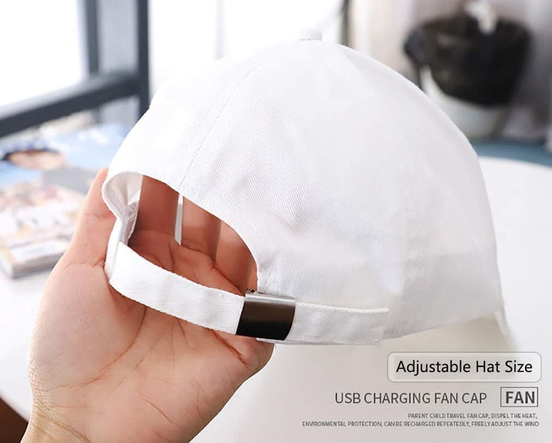 Unisex Outdoor Camping Travel hat with USB Charging Fan