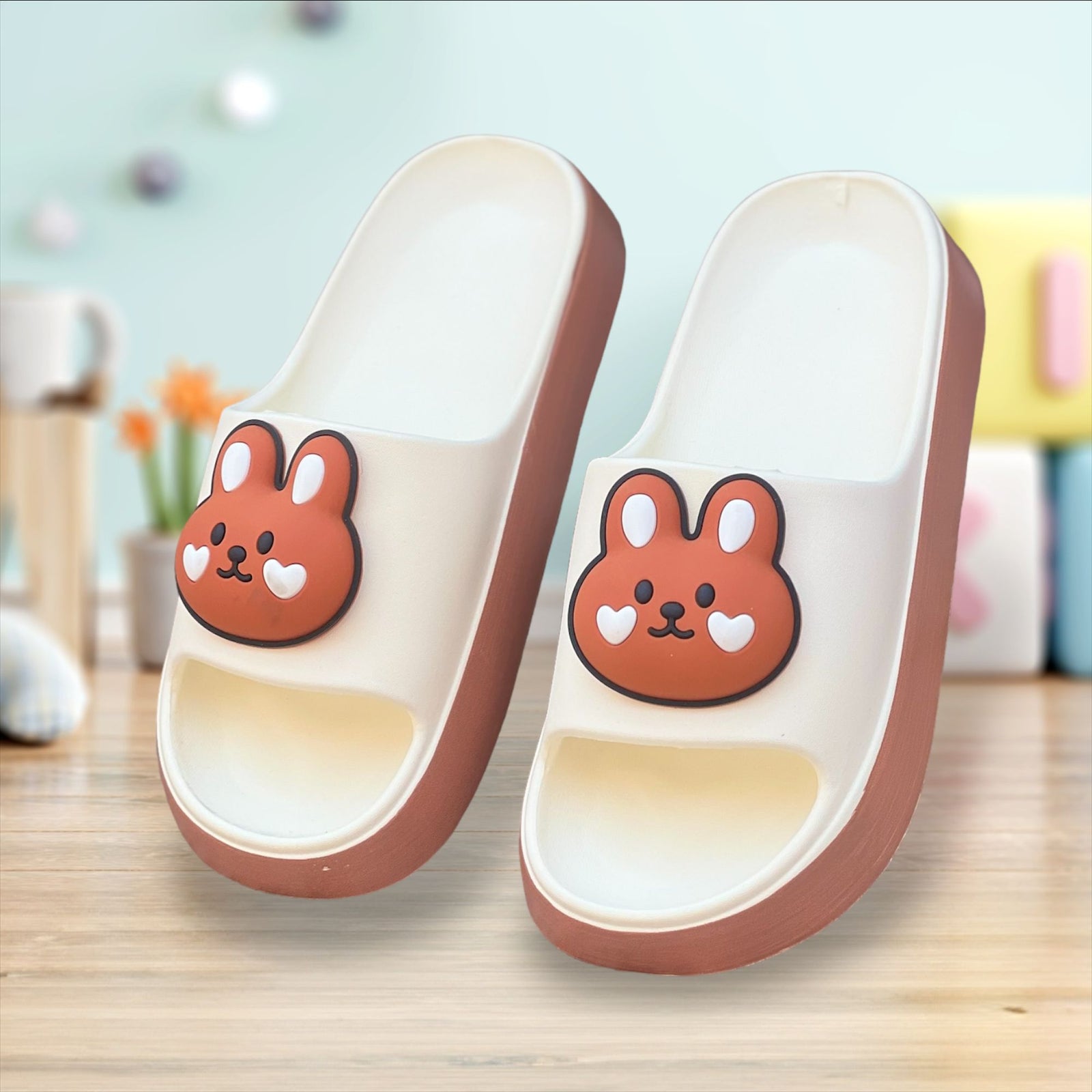 Women's Fashion Cartoon Cute Slip On Slipper E8805-2 Women's Fashion Cartoon Cute Slip On Slipper E8805-2