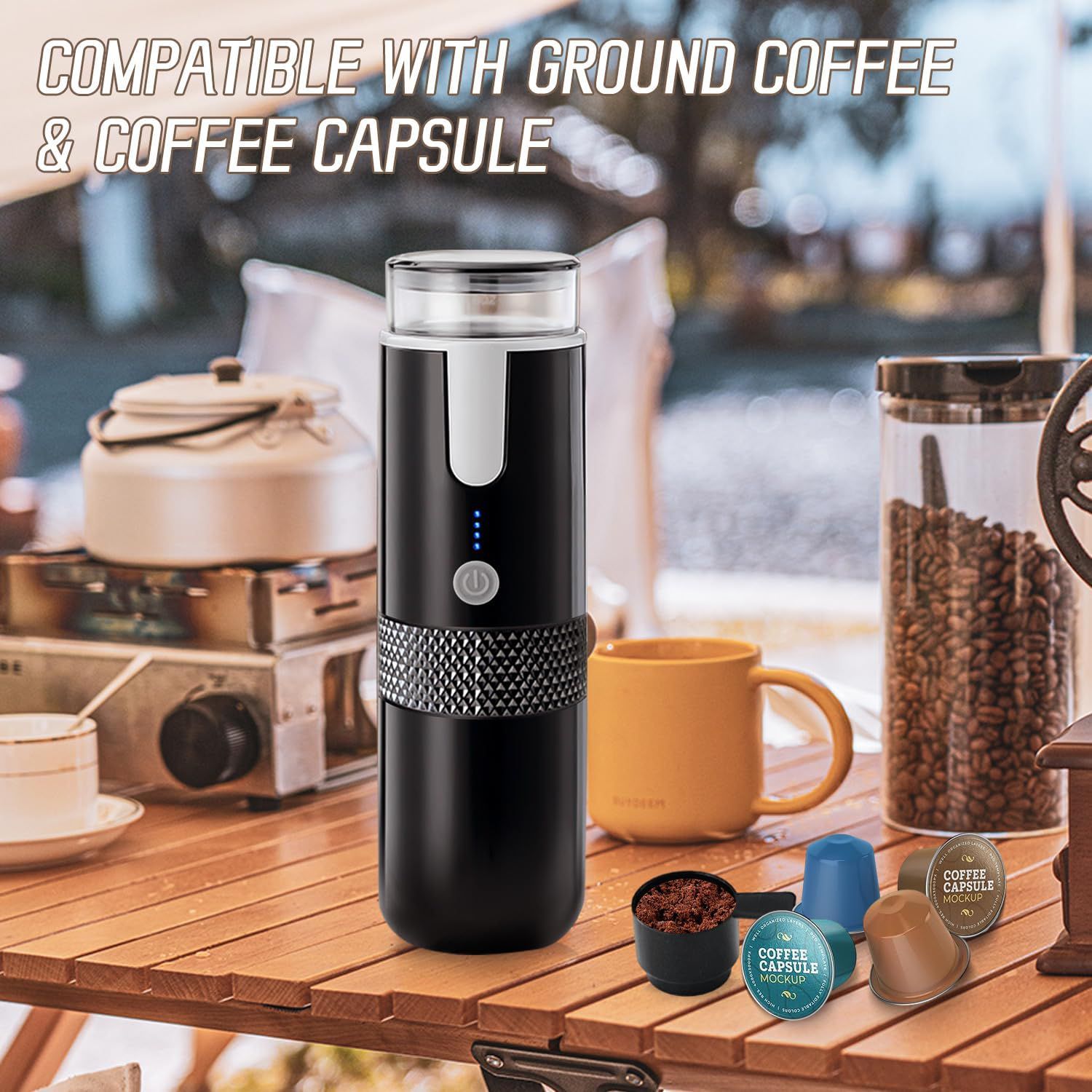 Wireless Portable Capsule Coffee Maker CM-1988 Wireless Portable Capsule Coffee Maker CM-1988