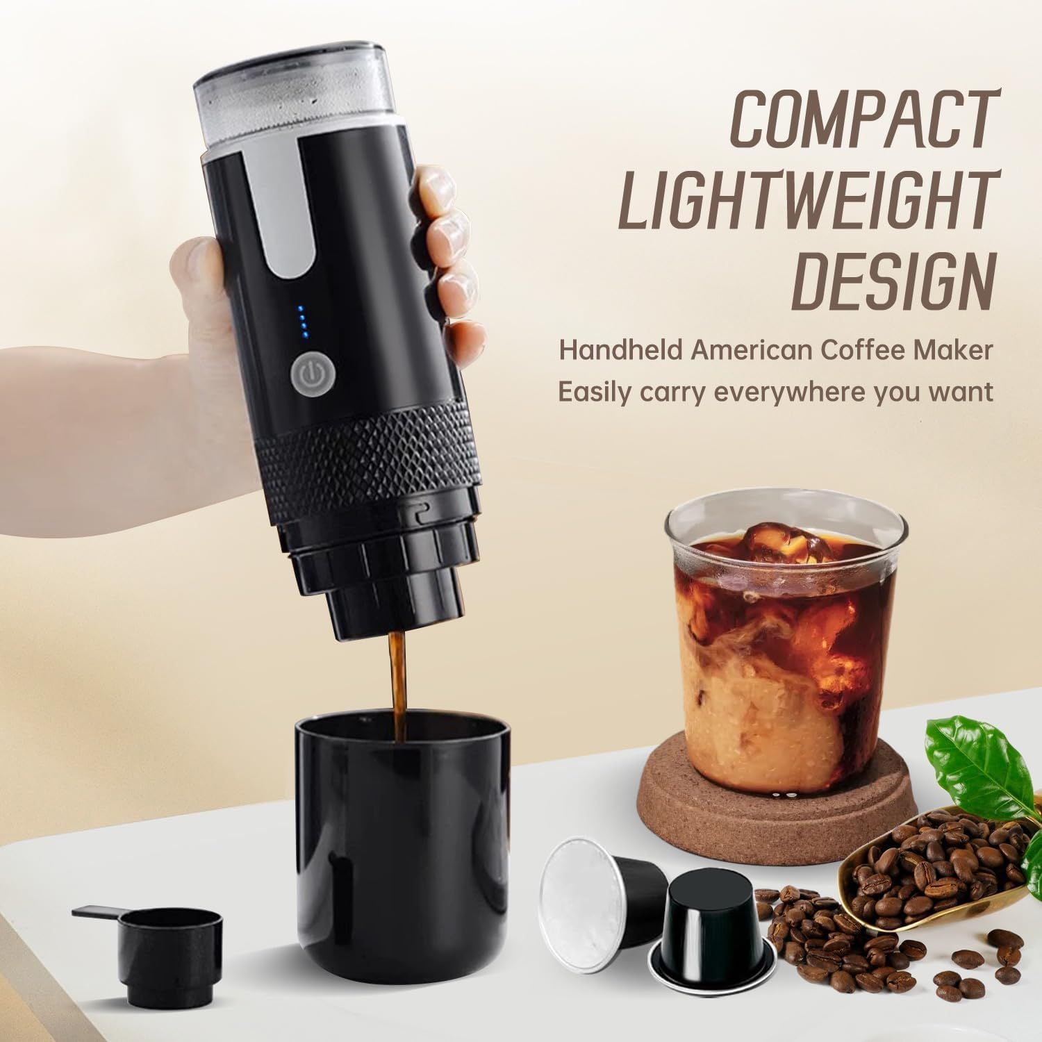Wireless Portable Capsule Coffee Maker CM-1988 Wireless Portable Capsule Coffee Maker CM-1988