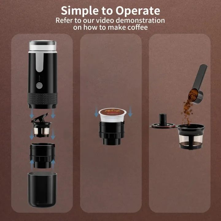 Wireless Portable Capsule Coffee Maker CM-1988 Wireless Portable Capsule Coffee Maker CM-1988