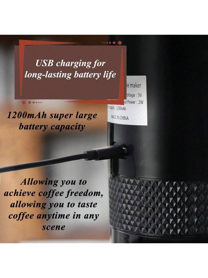 Wireless Portable Capsule Coffee Maker CM-1988 Wireless Portable Capsule Coffee Maker CM-1988