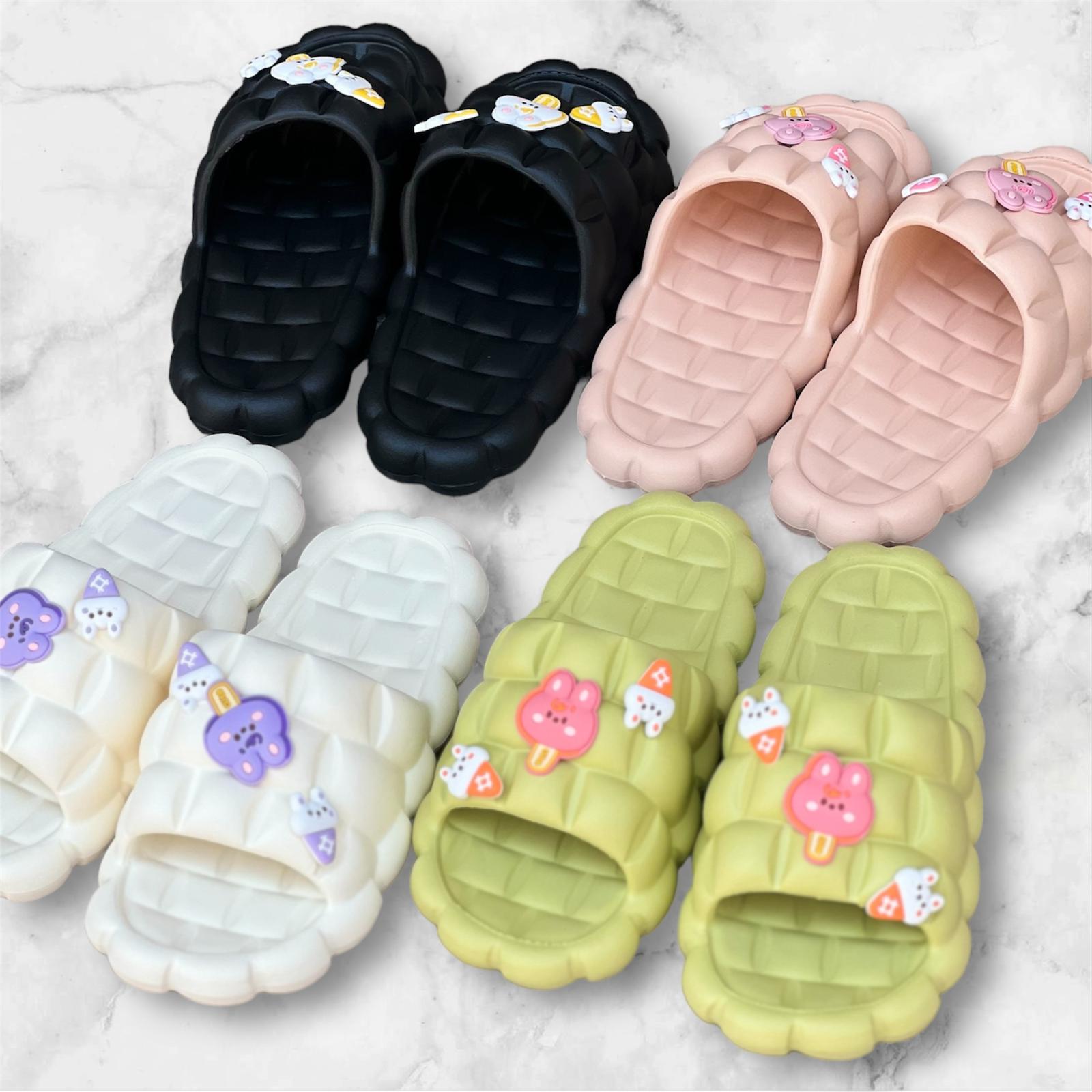 Home Slippers Thick Platform Anti-Slip Slides Sandals E6603-5 Home Slippers Thick Platform Anti-Slip Slides Sandals E6603-5