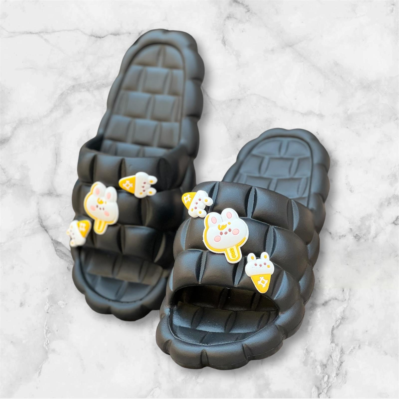 Home Slippers Thick Platform Anti-Slip Slides Sandals E6603-5 Home Slippers Thick Platform Anti-Slip Slides Sandals E6603-5