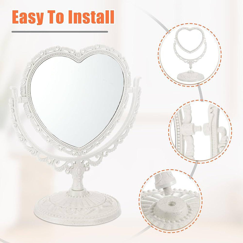 Heart Shaped Cosmetic Mirror S4623256