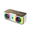 Transparent Mecha LED Wireless Charger Bluetooth Speaker HM-A9 - TUZZUT Qatar Online Shopping