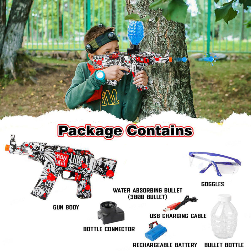 Electric Gel Ball Blaster Automatic Toy Gun for Adults