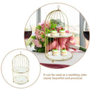 2pcs Storage Rack Bird cage shape storage rack iron multi-layer rack home desktop cosmetic storage rack home decorations - TUZZUT Qatar Online Shopping