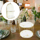 2pcs Storage Rack Bird cage shape storage rack iron multi-layer rack home desktop cosmetic storage rack home decorations - TUZZUT Qatar Online Shopping