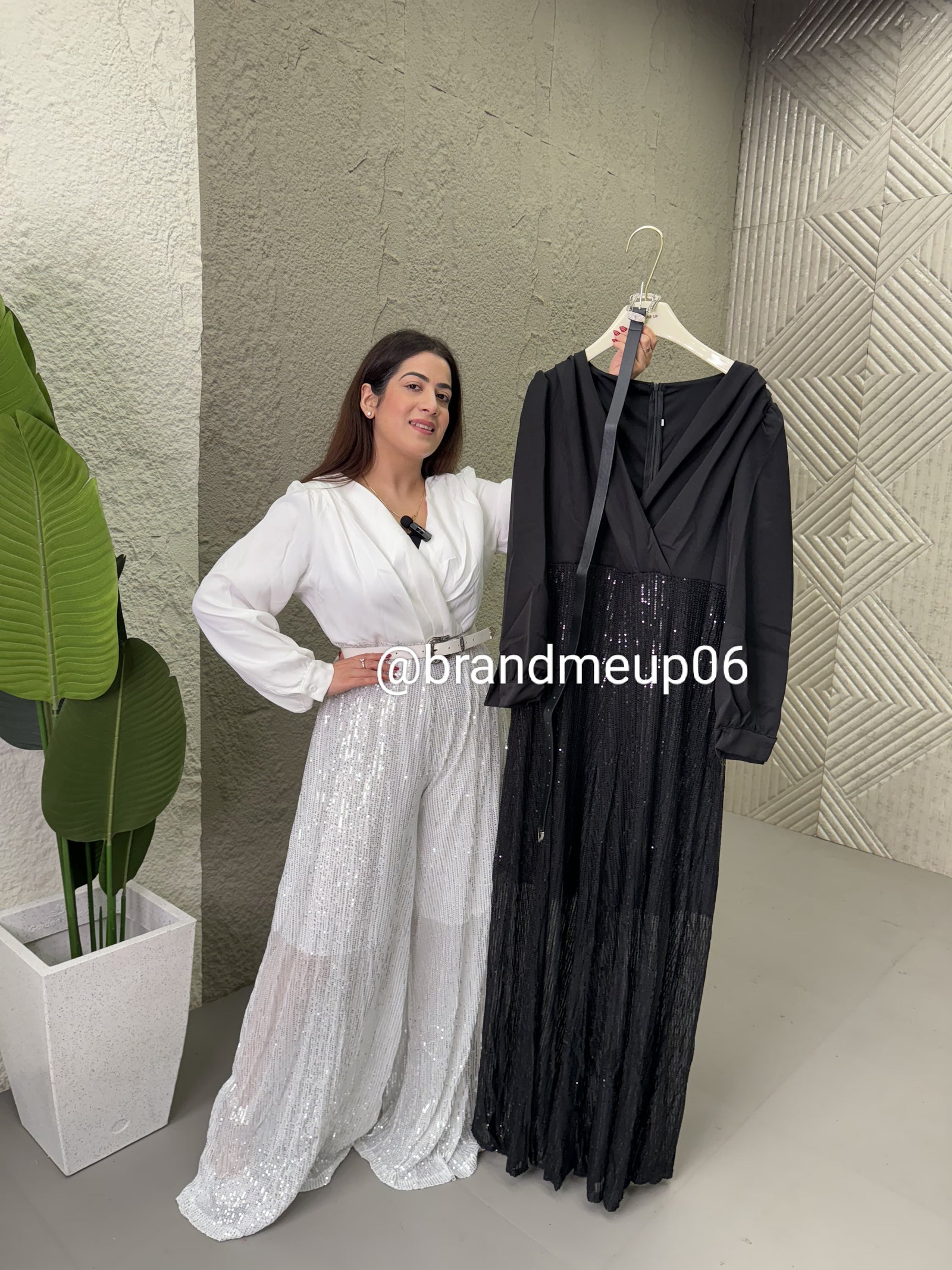 Partywear Jumpsuit With Belt MB3610 Partywear Jumpsuit With Belt MB3610