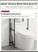 3 Layer Steel Tube Multi-Functional Bathroom Toilet Storage Rack - TUZZUT Qatar Online Shopping