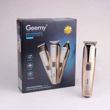 Geemy Professional Rechargeable Shaver And Trimmer Set GM-6659