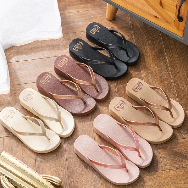 Simple Solid Color Comfortable Beach Slippers BS-125