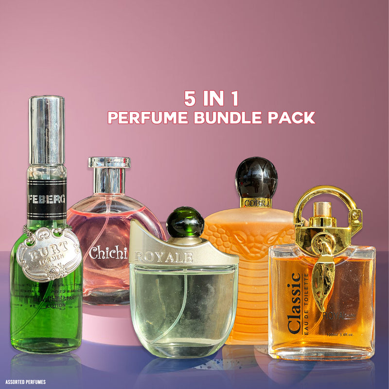 5 in 1 Assorted Perfumes Bundle