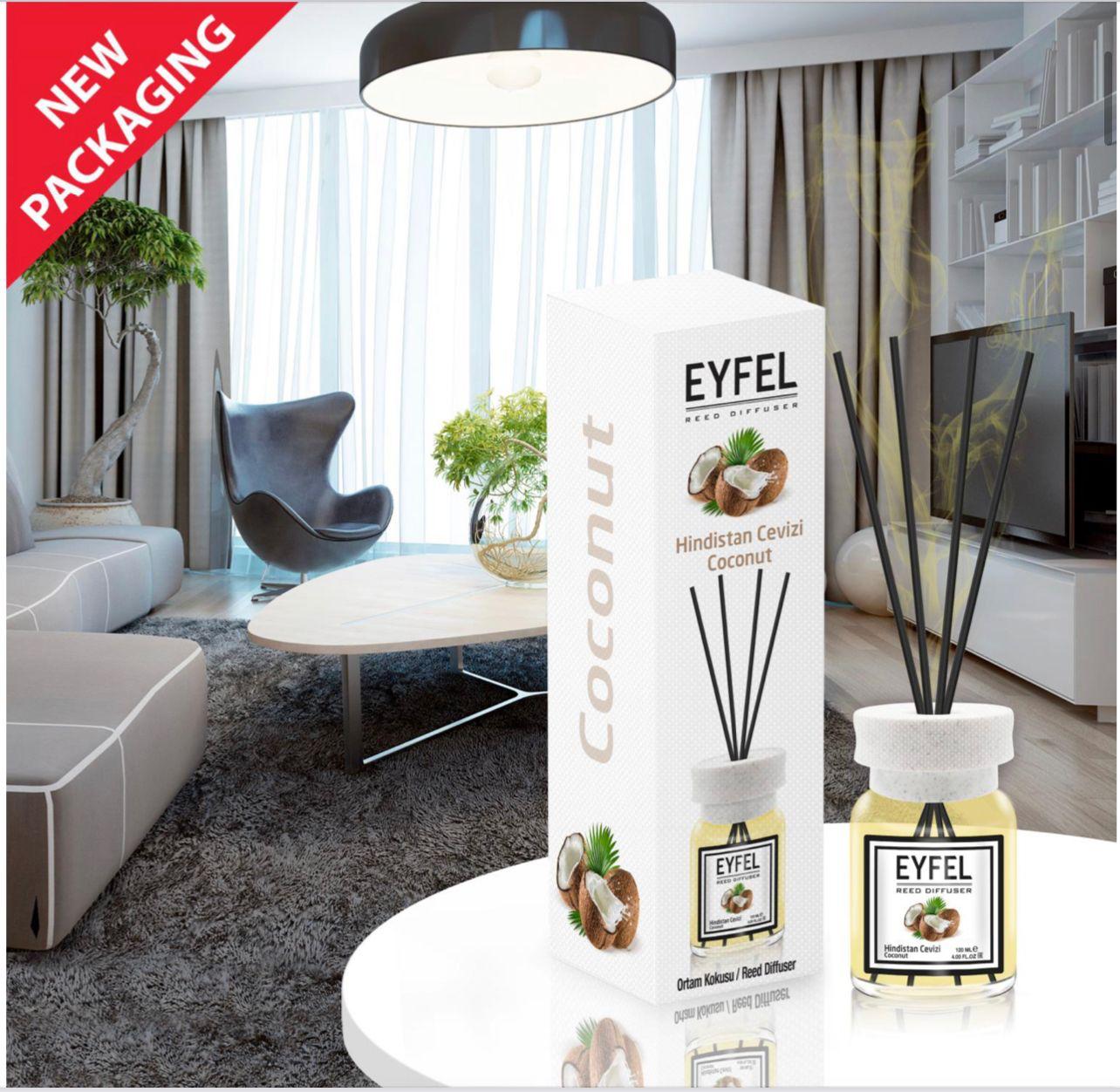 EYFEL Coconut Reed Diffusers 120ml EYFEL Coconut Reed Diffusers 120ml