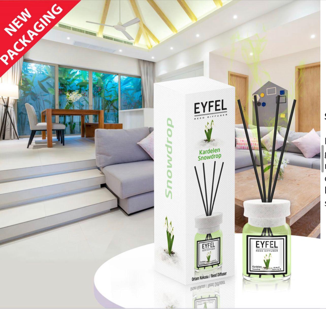 EYFEL Snowdrop Reed Diffusers 120ml EYFEL Snowdrop Reed Diffusers 120ml
