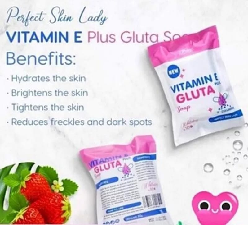 Perfect Skin Lady Vitamin E Gluta Plus Soap 80g