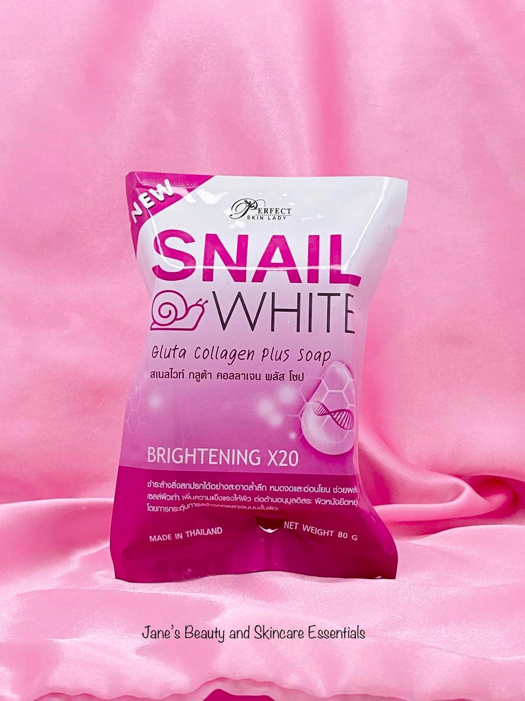 Perfect Skin Lady Snail White Gluta Collagen Plus Soap 80g Perfect Skin Lady Snail White Gluta Collagen Plus Soap 80g