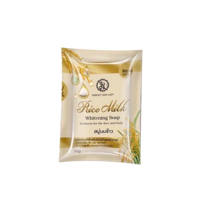 Perfect Skin Lady Rice Milk Whitening Soap 80g Perfect Skin Lady Rice Milk Whitening Soap 80g