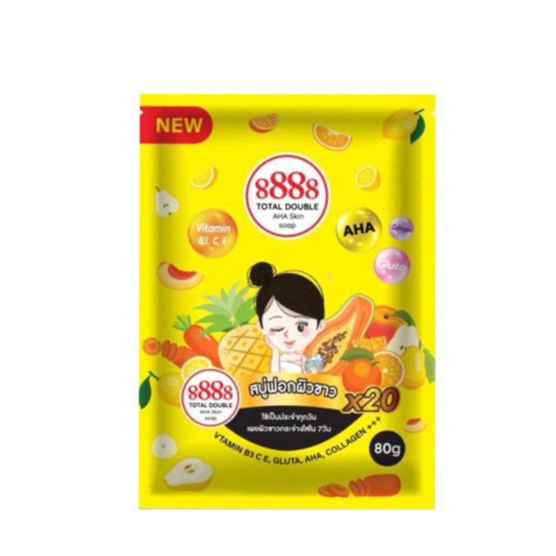 8888 Total Double Aha Skin Soap 80g 8888 Total Double Aha Skin Soap 80g