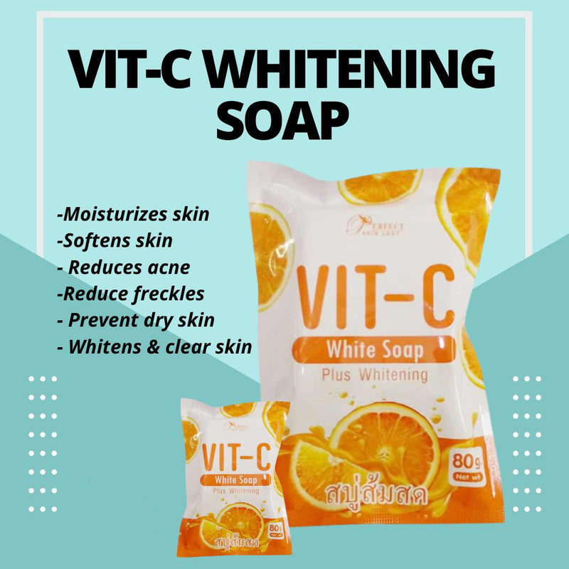 Perfect Skin Lady VIT-C White Soap Plus Whitening 80g