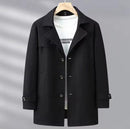 Autumn Winter Men Plus Size Casual Suit Jacket Windbreaker S3816523 L - TUZZUT Qatar Online Shopping