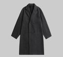 Mens Autumn and Winter New Casual Mid-length Lapel Casual Coat 67477 XL - TUZZUT Qatar Online Shopping
