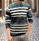 Men's Collar Full Sleeve T-Shirt DC24 - TUZZUT Qatar Online Shopping