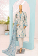 Riwayat Premium Printed Lawn Stitched Pakistani Salwar Suit PS862-8 - TUZZUT Qatar Online Shopping