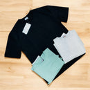 Mens Plain Letter Printed Short Sleeve T-shirt - TUZZUT Qatar Online Shopping