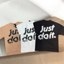 Mens Round Neck Letter Printed Short Sleeve T-shirt - TUZZUT Qatar Online Shopping