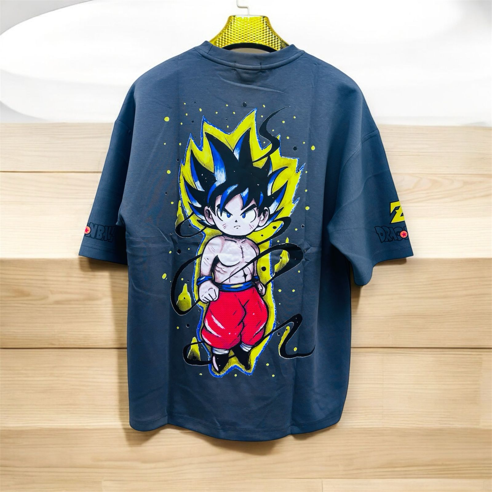 Mens Round Neck Dragon Ball Anime Printed Short Sleeve T-shirt Mens Round Neck Dragon Ball Anime Printed Short Sleeve T-shirt