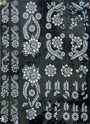 Henna Tattoo Stencil, Mehndi Stickers PK-1030 - TUZZUT Qatar Online Shopping