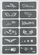 Henna Tattoo Stencil, Mehndi Stickers PK-1181 - TUZZUT Qatar Online Shopping