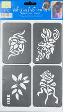 Henna Tattoo Stencil, Mehndi Stickers PK-1182 - TUZZUT Qatar Online Shopping